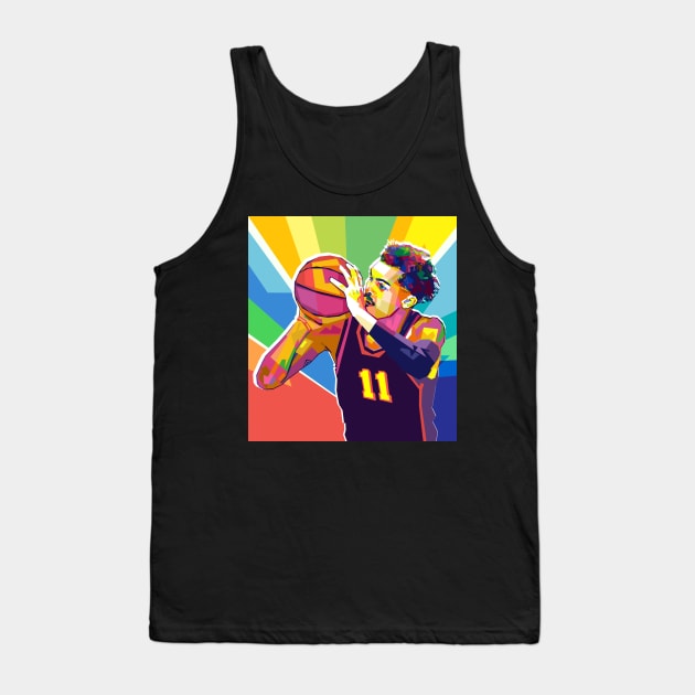 TRAE YOUNG POP ART Tank Top by Vector Baturaja